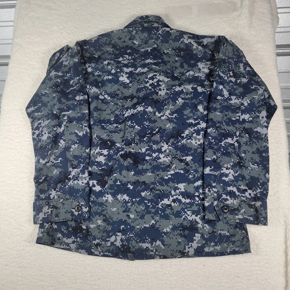 US Navy NWU Type I Mens Small Regular Blue Digital Camo Utility‎ Blouse Jacket